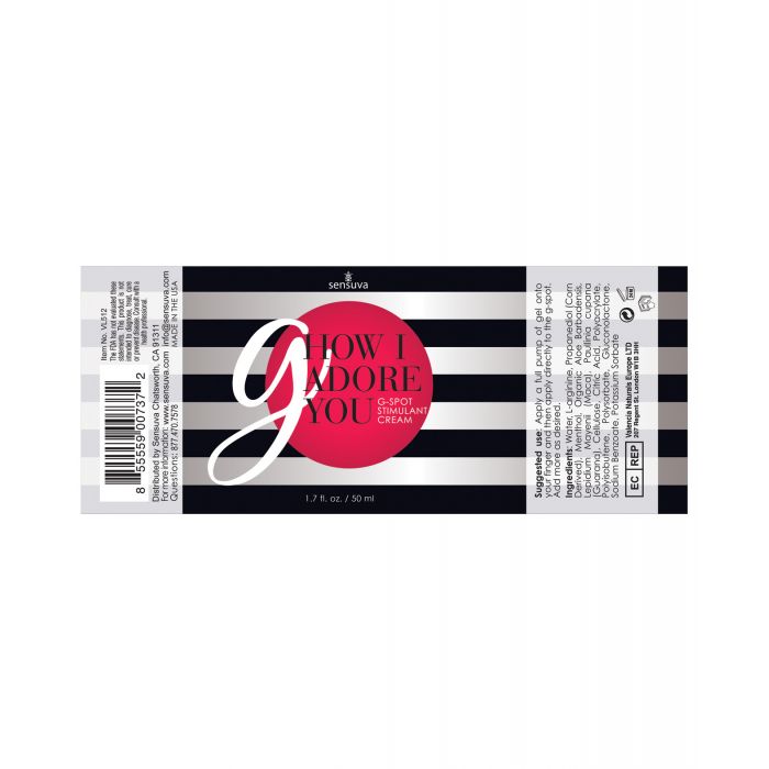 Sensuva G How I Adore You – product image 2 – SKU SEN512