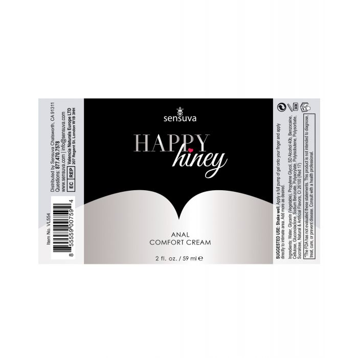 Sensuva Happy Hiney Anal Comfort Cream – product image 2 – SKU SEN554