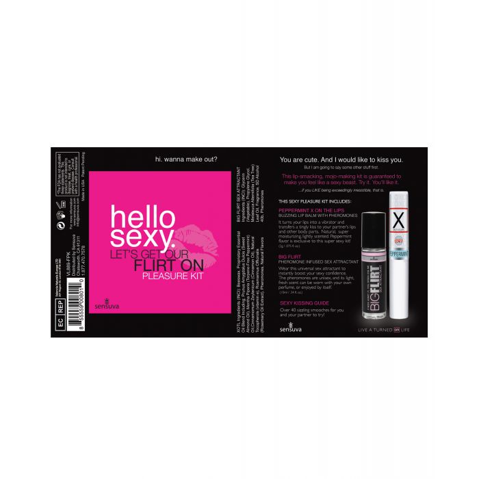 Sensuva Hello Sexy Let's Get Our Flirt On Pleasure Kit – product image 2 – SKU SEN889-FPK