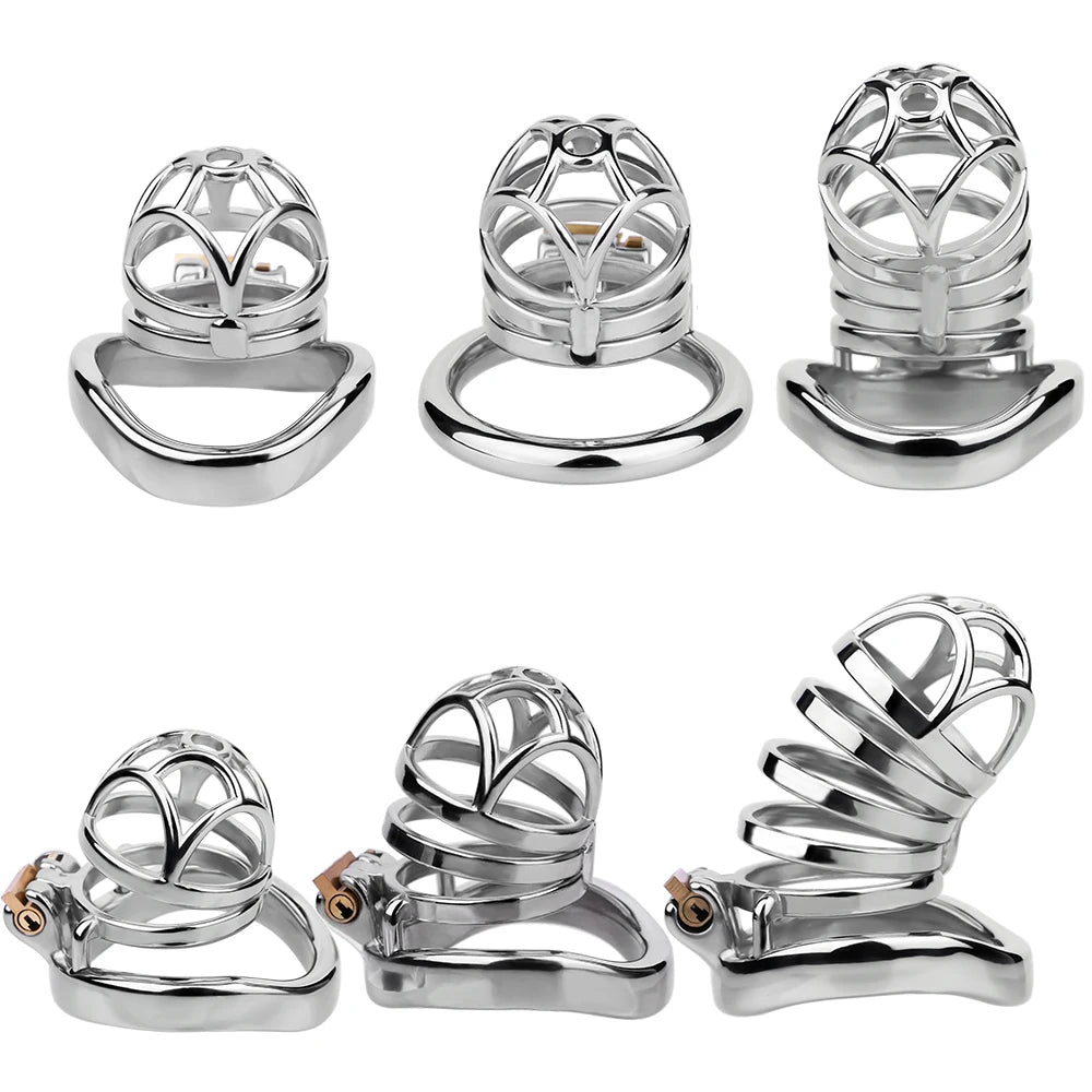 Male Chastity Cage with Urethral Lock – image 3