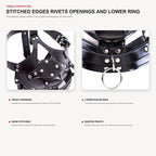 Head Harness Dildo Gag Mask with Removable Insert – image 6