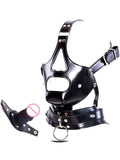 Head Harness Dildo Gag Mask with Removable Insert – image 7