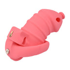 Long Silicone Penis Chastity Cage Set with Harness – image 4