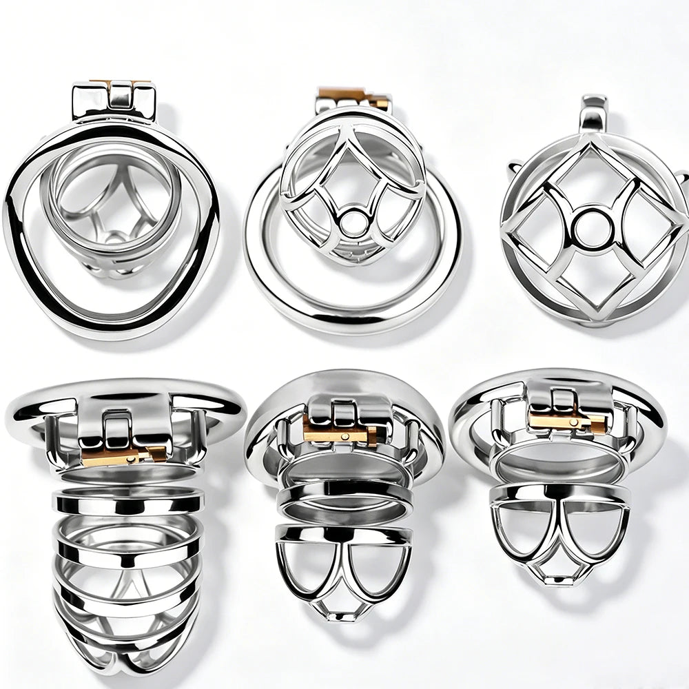 Male Chastity Cage with Urethral Lock – image 1