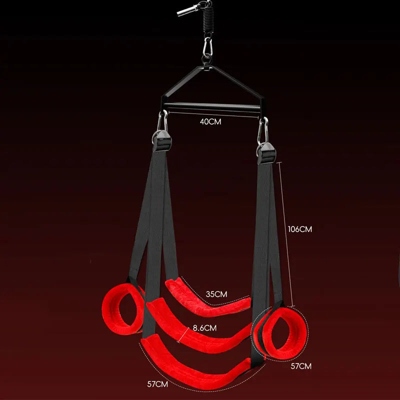 Soft Nylon Indoor Bondage Sex Swing – image 6