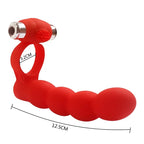 Strap-On Vibrator for Double Penetration with Anal Beads – image 5