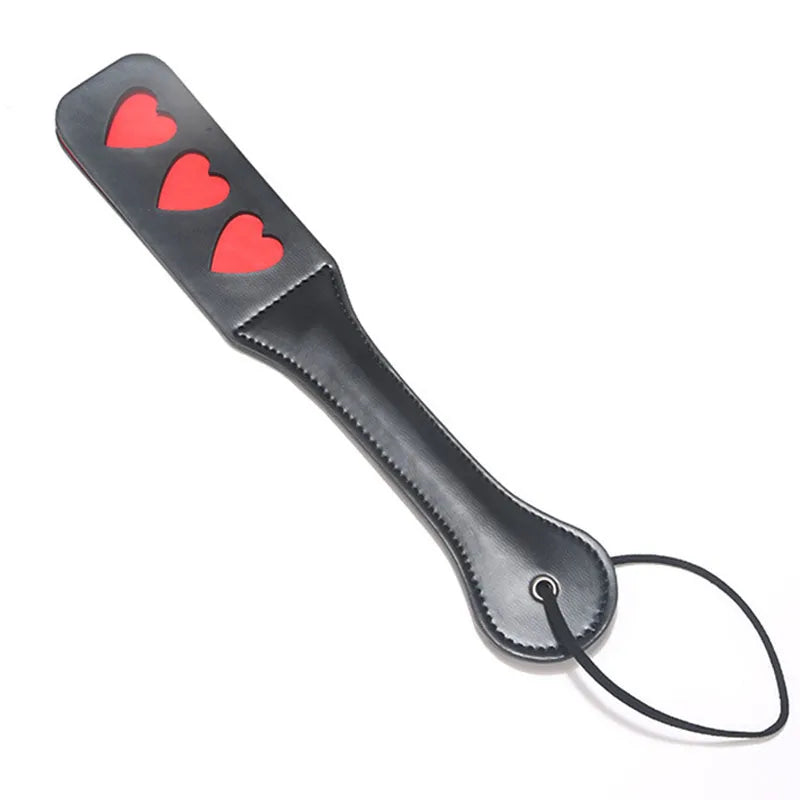 Hollow-Out BDSM Paddle With Split Flogger – image 5