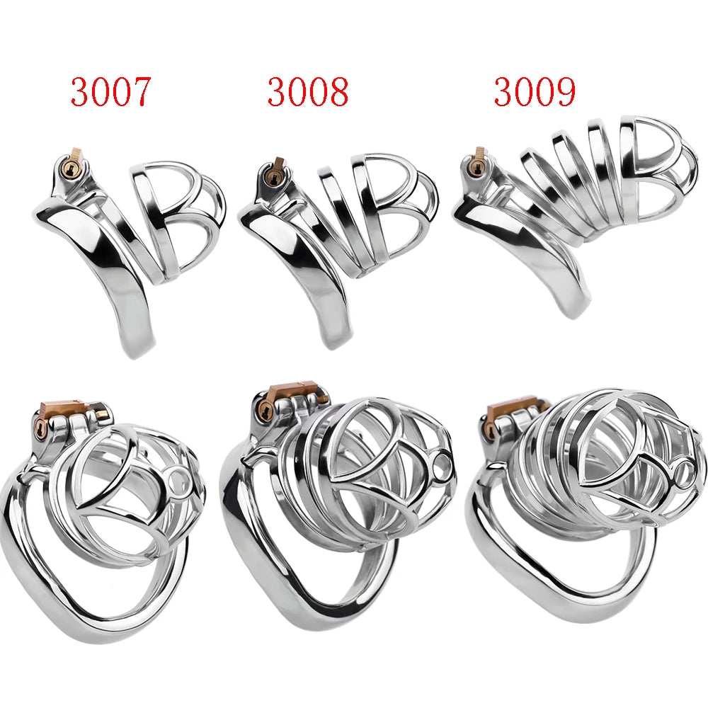 Male Chastity Cage with Urethral Lock – image 2