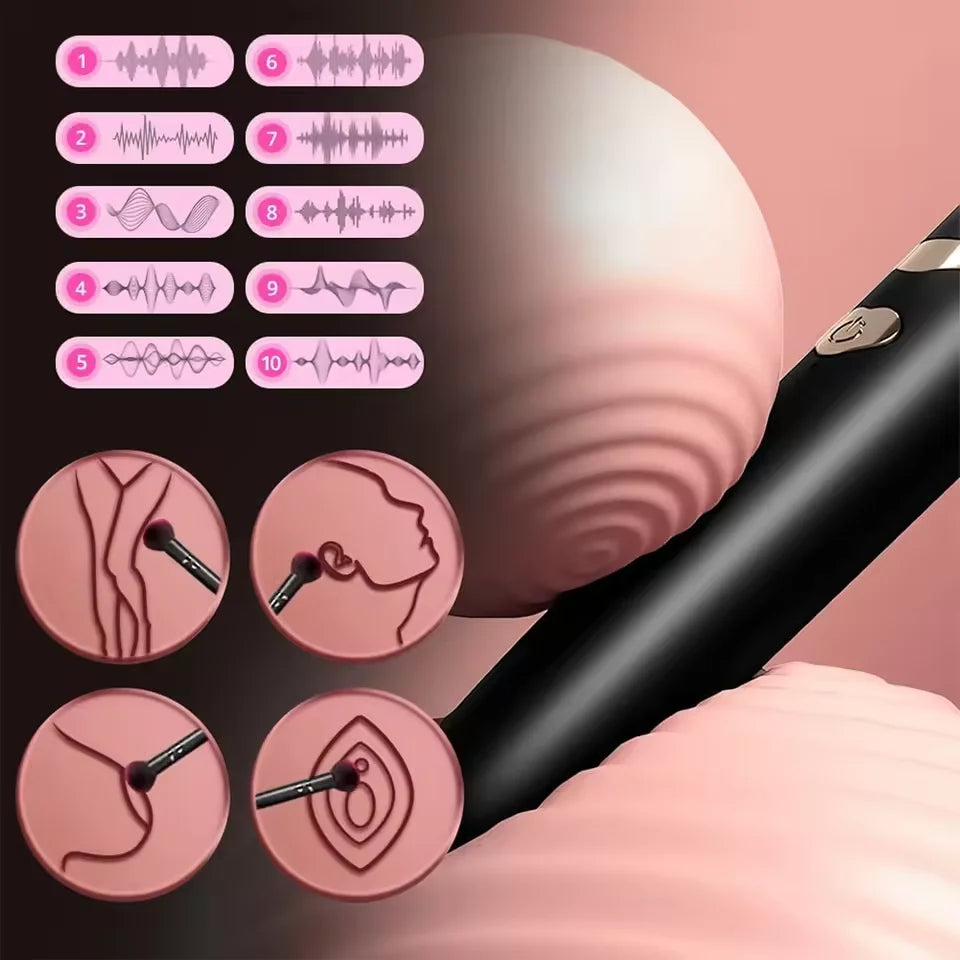 Vibrator with Dual-Head Makeup Pen Design – image 6