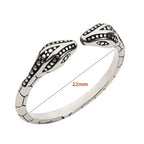 Penis and Scrotum Restraint Ring, Stainless Steel Snake Head – image 7
