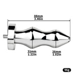 Metal Anal Plug and Chastity Cage Accessory – image 7