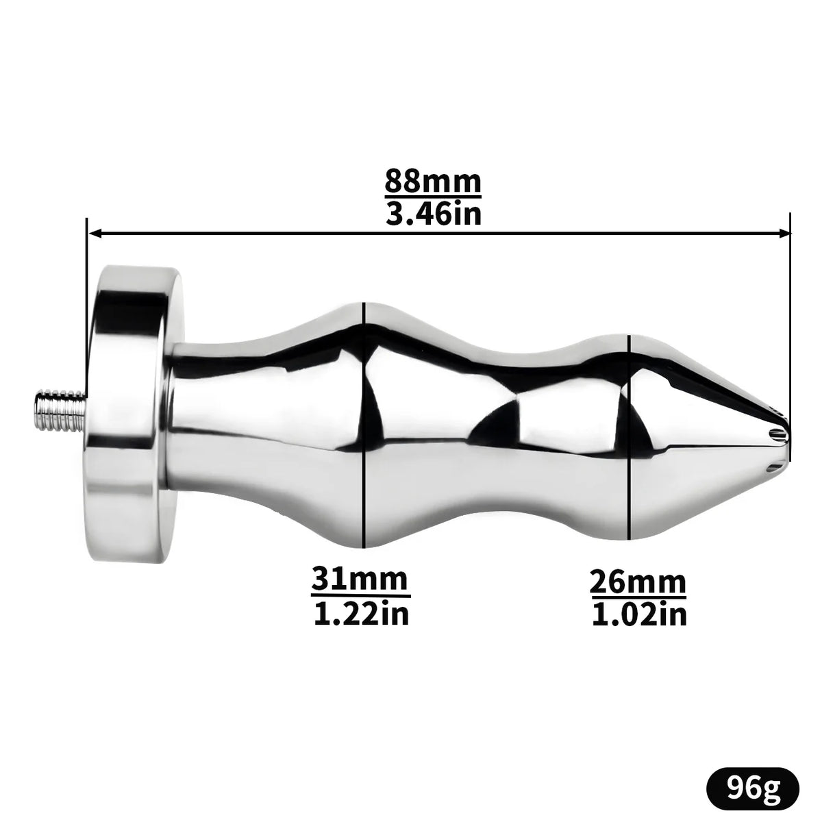 Metal Anal Plug and Chastity Cage Accessory – image 7