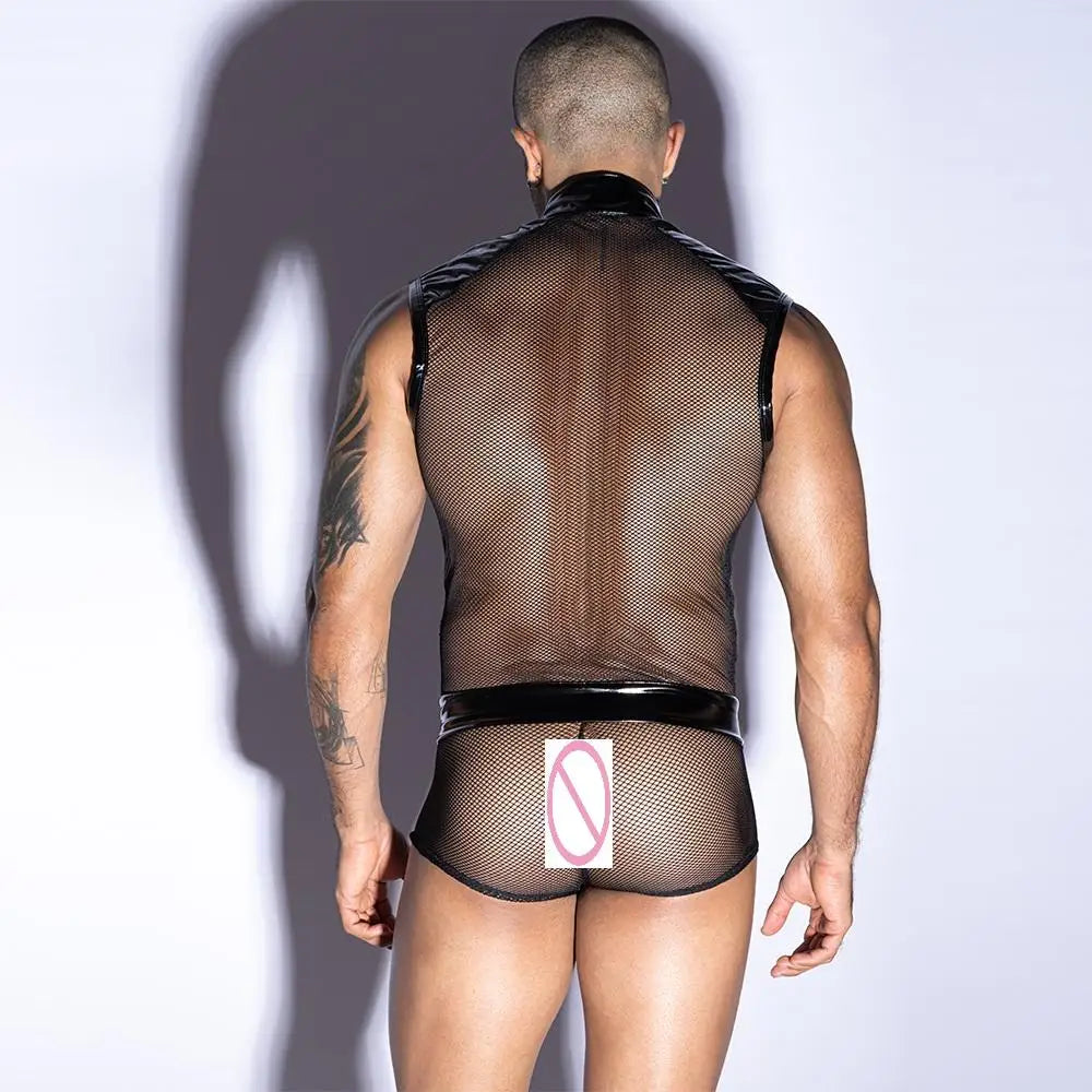 Men's Mesh See-Through Lingerie Underwear – image 3