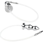 Metal Anal Plug and Chastity Cage Accessory – image 1