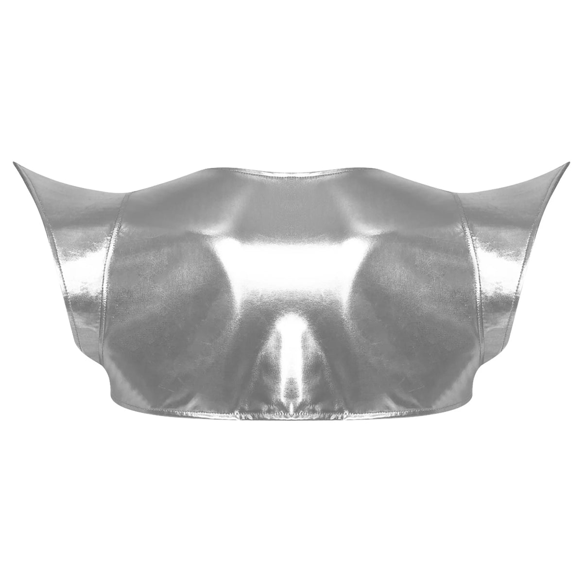 Men's Holographic Shoulder Armor Corset Crop Top – image 4