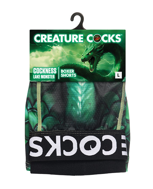Creature Cocks - Creature Wear Cockness Monster Lake Creature Boxer Shorts – product image 7 – SKU XRAH730-GR-L0